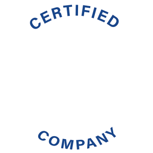 ISO certified full service logistics company certification badge