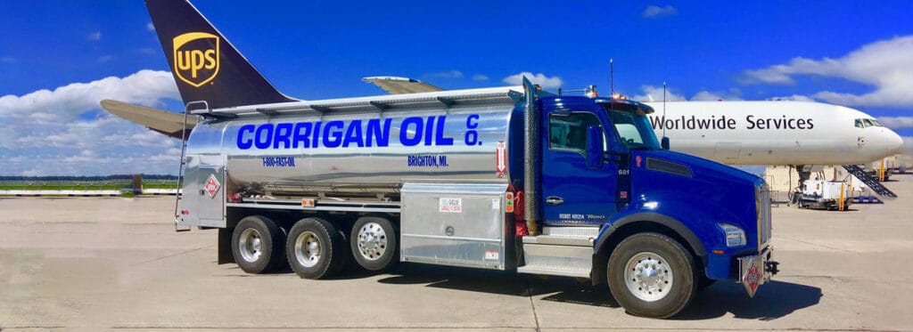 Corrigan Fuel Tanker on Airplane strip