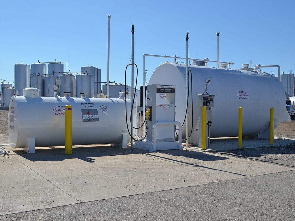 Corrigan Fuel Tanker on Airplane strip