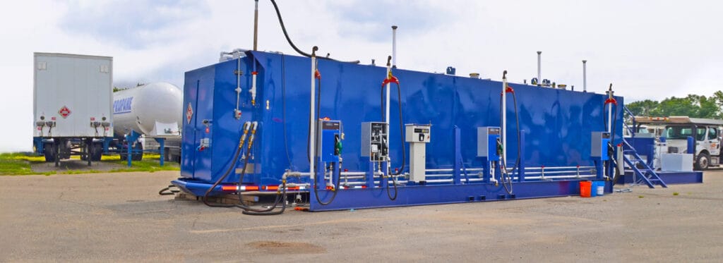 emergency commercial mobile fueling station