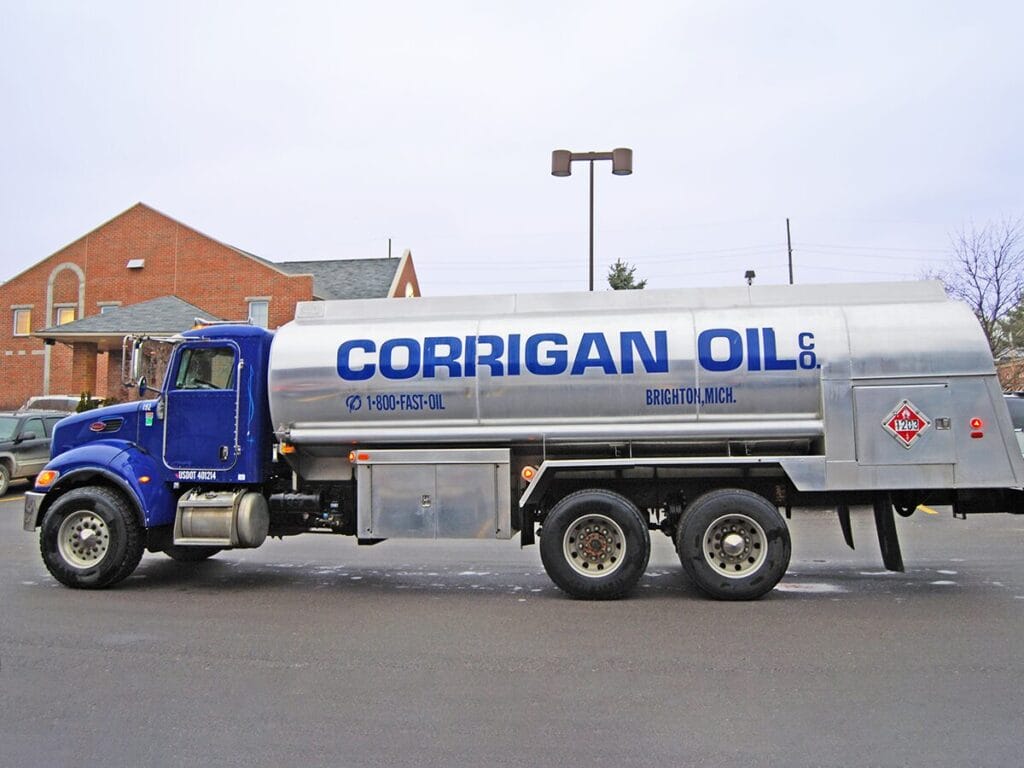 corrigan oil truck delivery