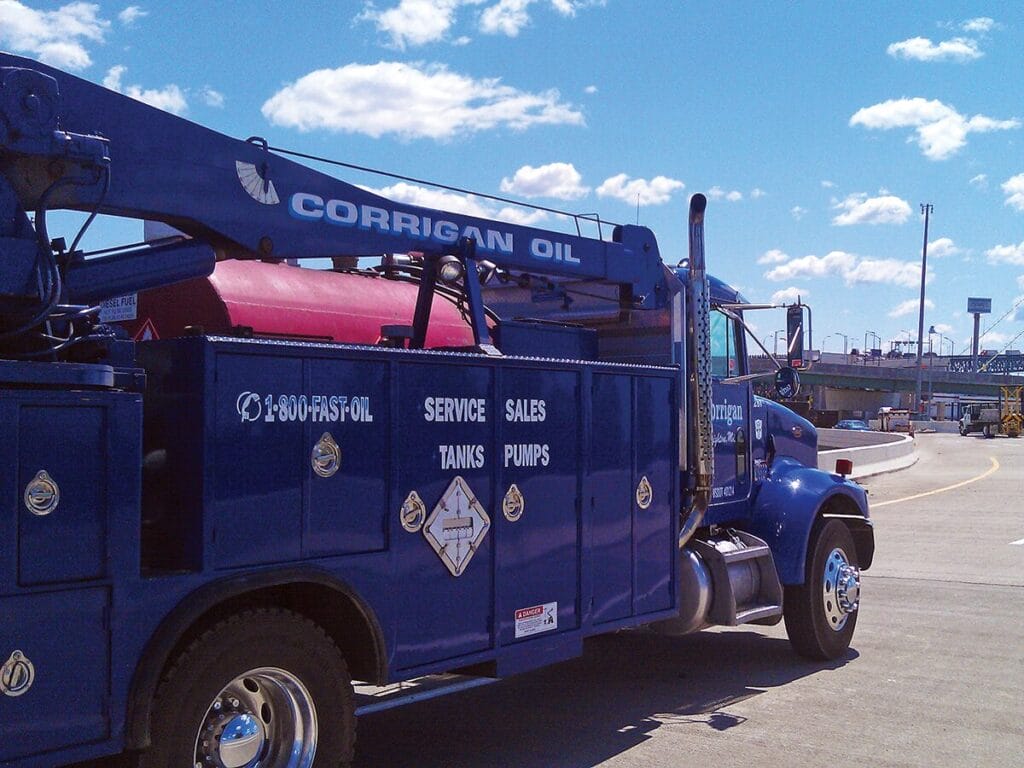 home heating oil corrigan truck